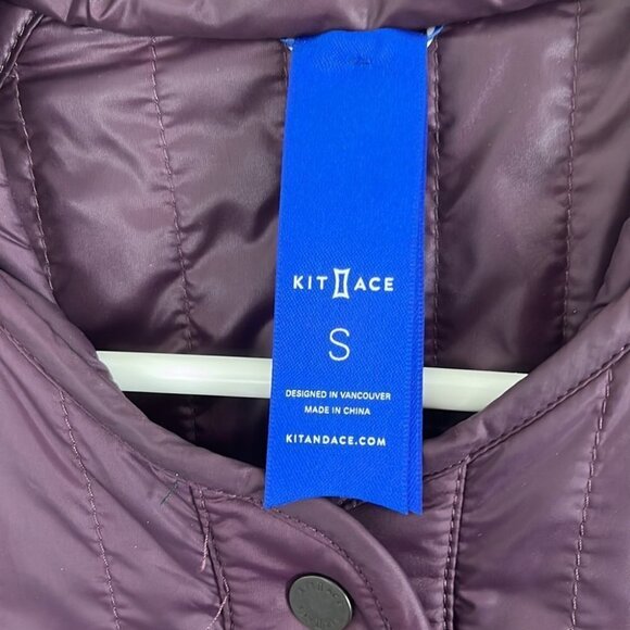 Kit & Ace Purple Quilted Jacket - Picture 2 of 6